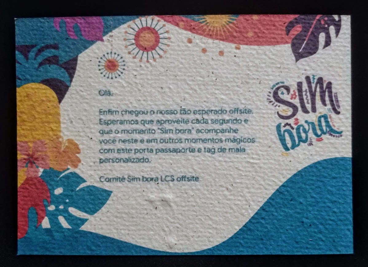 Flyer A6 em papel semente