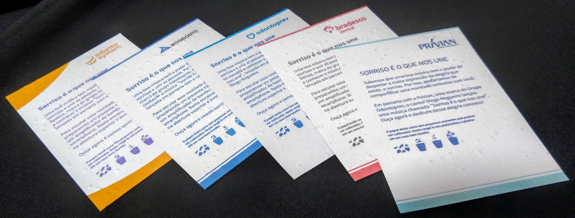 Flyer A5 em papel semente