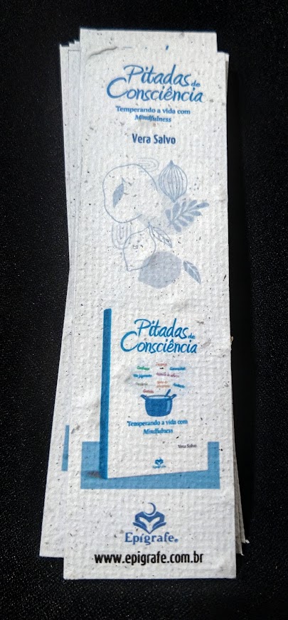 Marcador de Página em Papel Semente Fratos